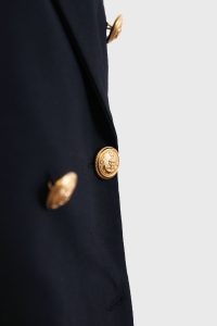 Giacca doppiopetto blu navy 6 bottoni donna per Ufficiali